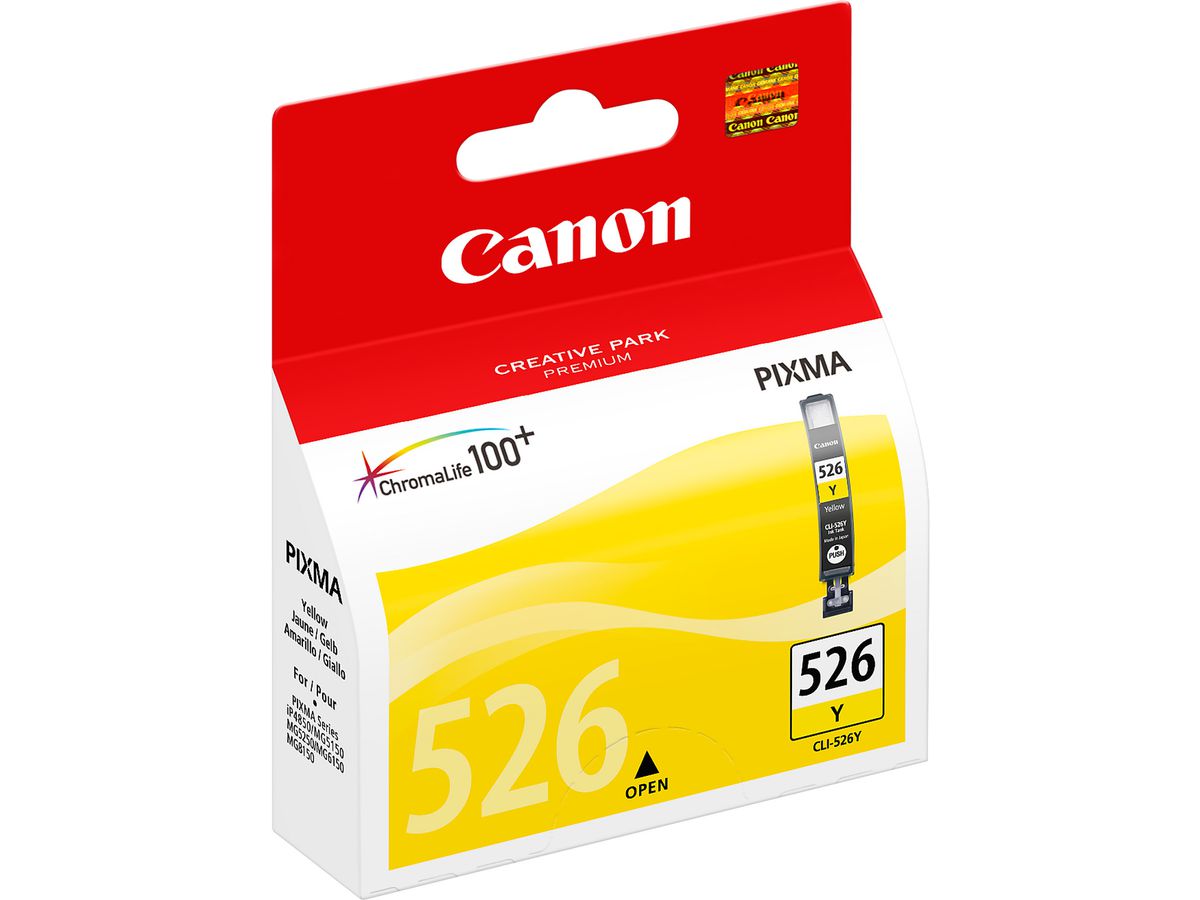 CANON Cart. d'inchiostro yellow CLI-526Y PIXMA iP 4850 9ml (4960999670058)