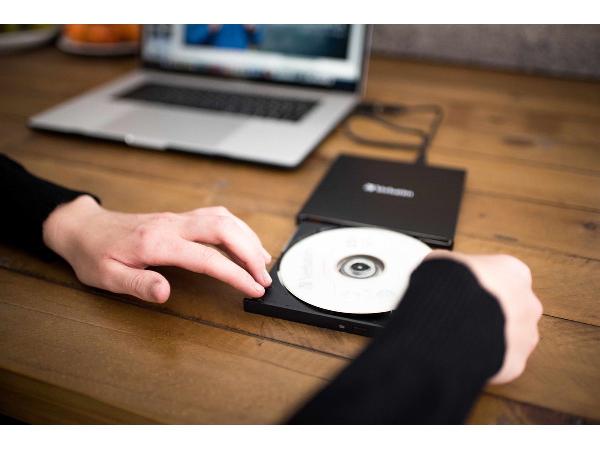 VERBATIM External Slimline 43890 BluRay ReWriter USB 3.0 ()