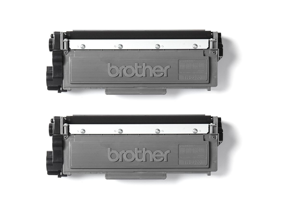 BROTHER Toner Twin Pack black TN-2320TWIN HL-L2340/L2360 2x2600 pages (4977766812740)