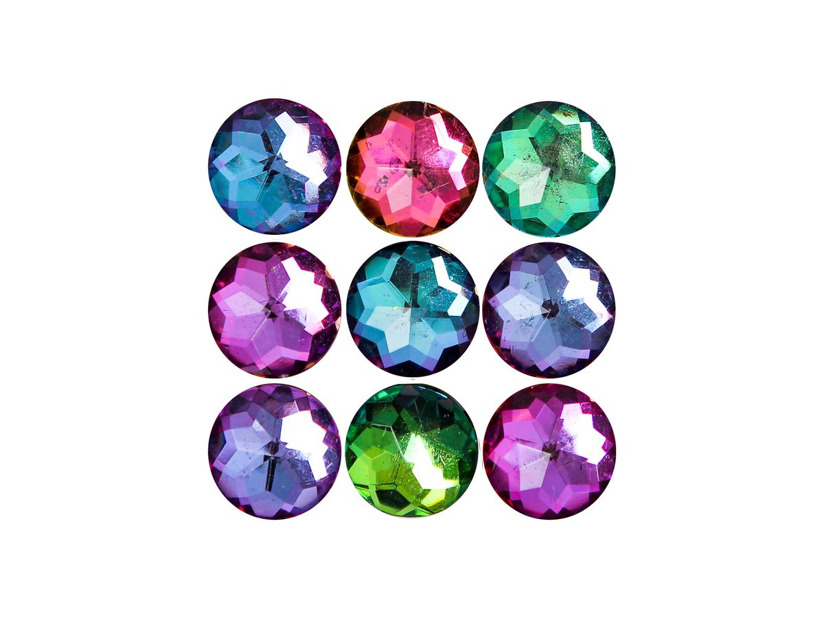 I AM CREATIVE Magnet Juwel Let`s Organize 4035.56 Acrylglas, bunt 9 Stück (7611983215539)