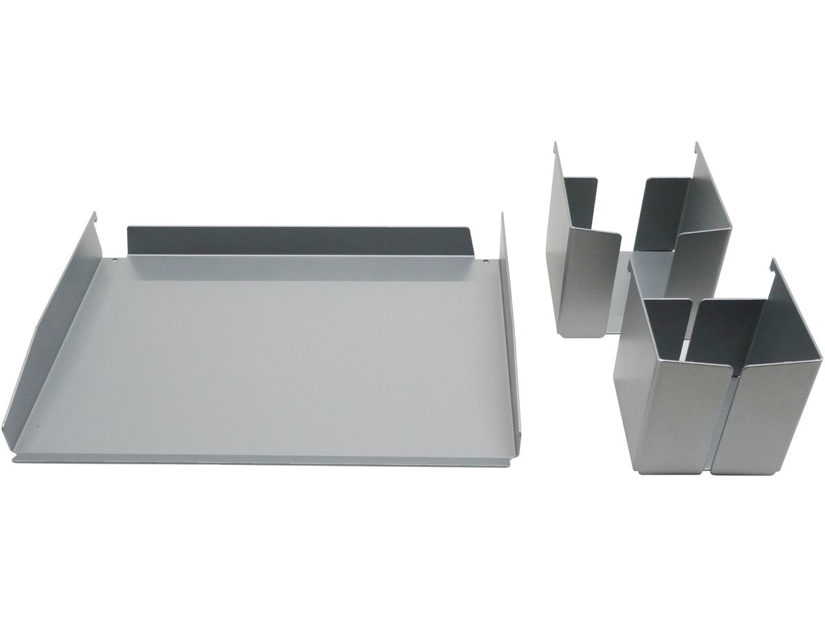 APOLLO Organisations-Set VORGSET/S grau, für Trennwand 3-teilig (4032062170687)