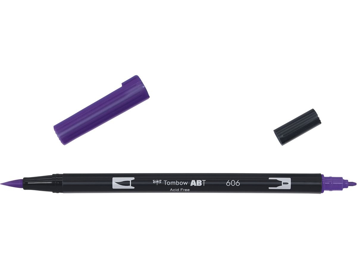 TOMBOW Dual Brush Pen ABT 606 viola (4901991901788)