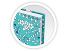 OXFORD Spiralbuch ForMe Floral B5 400094959 liniert 7mm, 90g 60 Blatt (3020120113449)