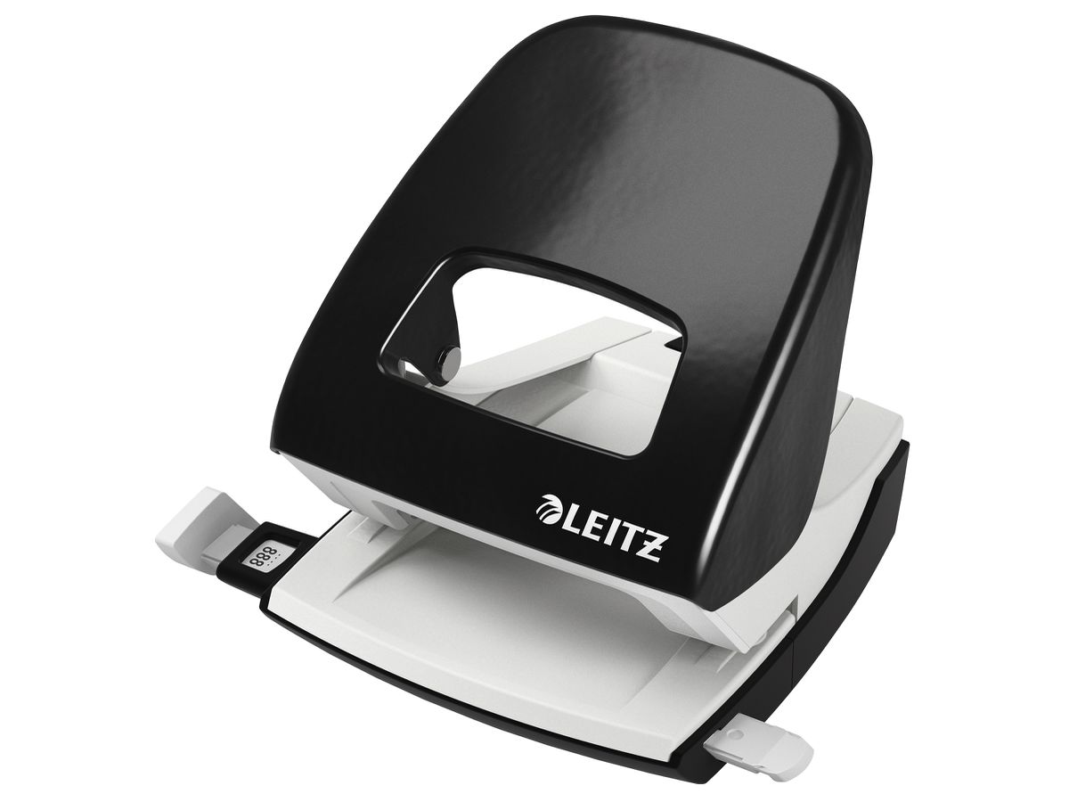 LEITZ Bürolocher NewNeXXt 5.5mm 50080095 schwarz f. 30 Blatt (4002432310340)
