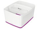 LEITZ MyBox L avec couvercle 18lt 5216-10-62 blanc/violet (4002432121649)