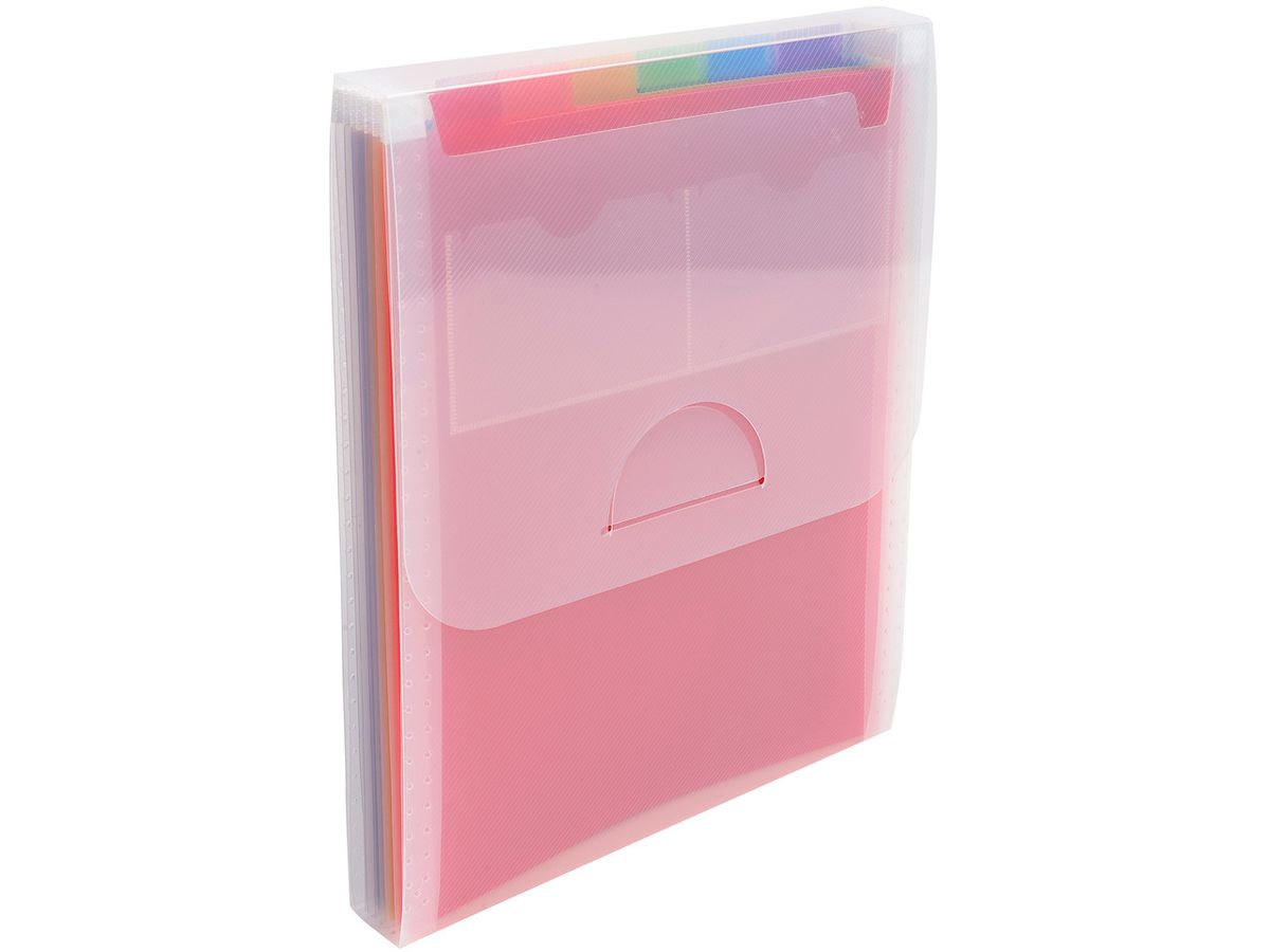 EXACOMPTA Dossier à comp. Crystal A4 55798E transparent 6 comp. (3130630557982)