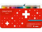 CARAN D'ACHE Farbstifte Swisscolor 1285.74 assortiert 40 Stück (7610186040481)