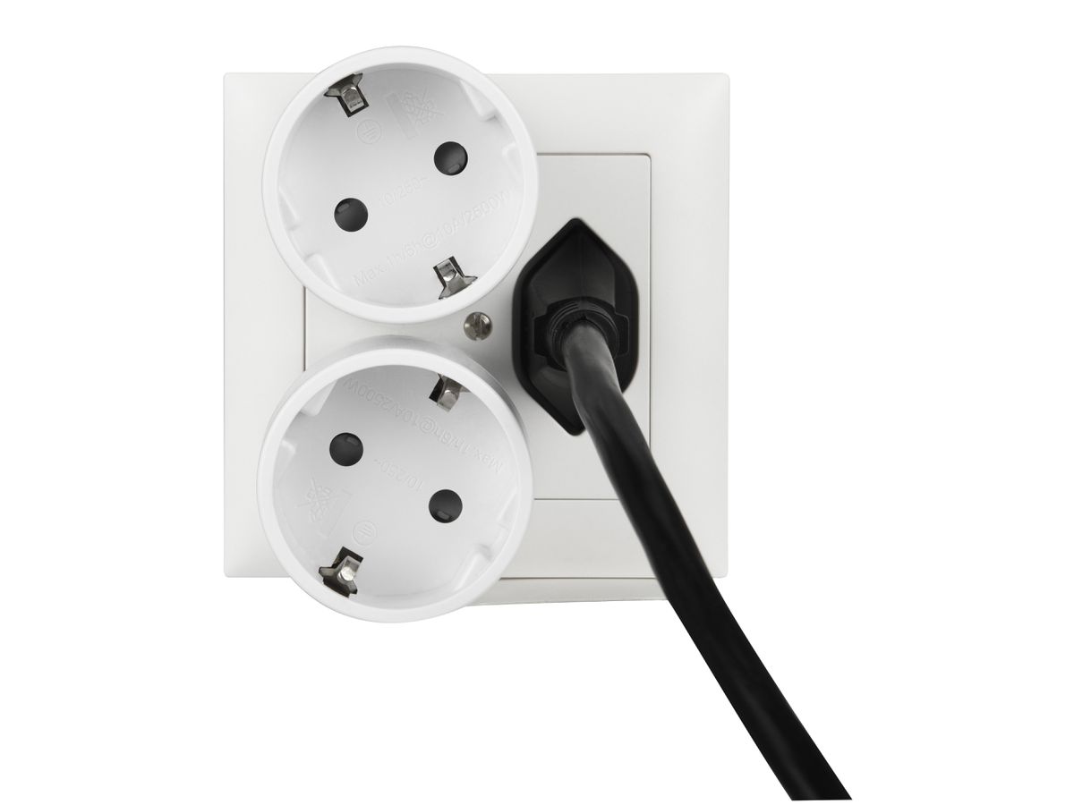 S-ELECTRO Reisestecker, weiss 85.701 (7611453857016)