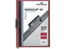 DURABLE Klemmhefter DURACLIP 60 A4 220931 aubergine (4005546210711)