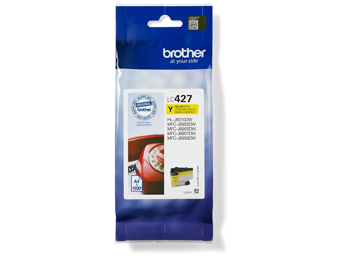 BROTHER Cart. d'inchiostro yellow LC-427Y MFC-J5955 1500 pagine (4977766815505)
