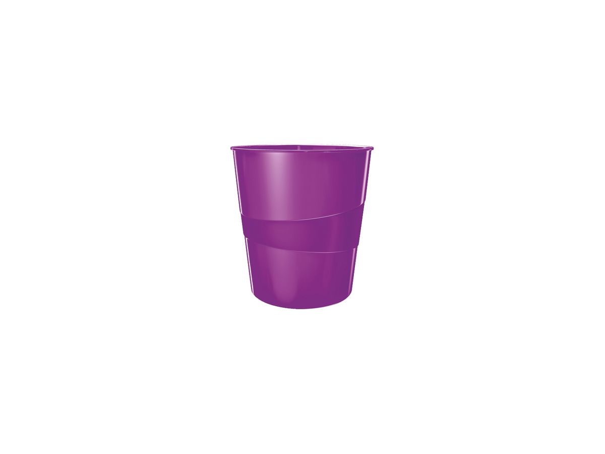 LEITZ Corb. à papier WOW 15 litre 52781062 violet (4002432104420)