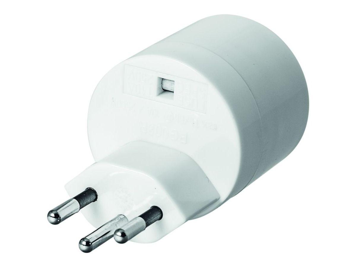 STEFFEN Adapter EU-CH 1409571 1 bianco 3-polig (7611007141981)