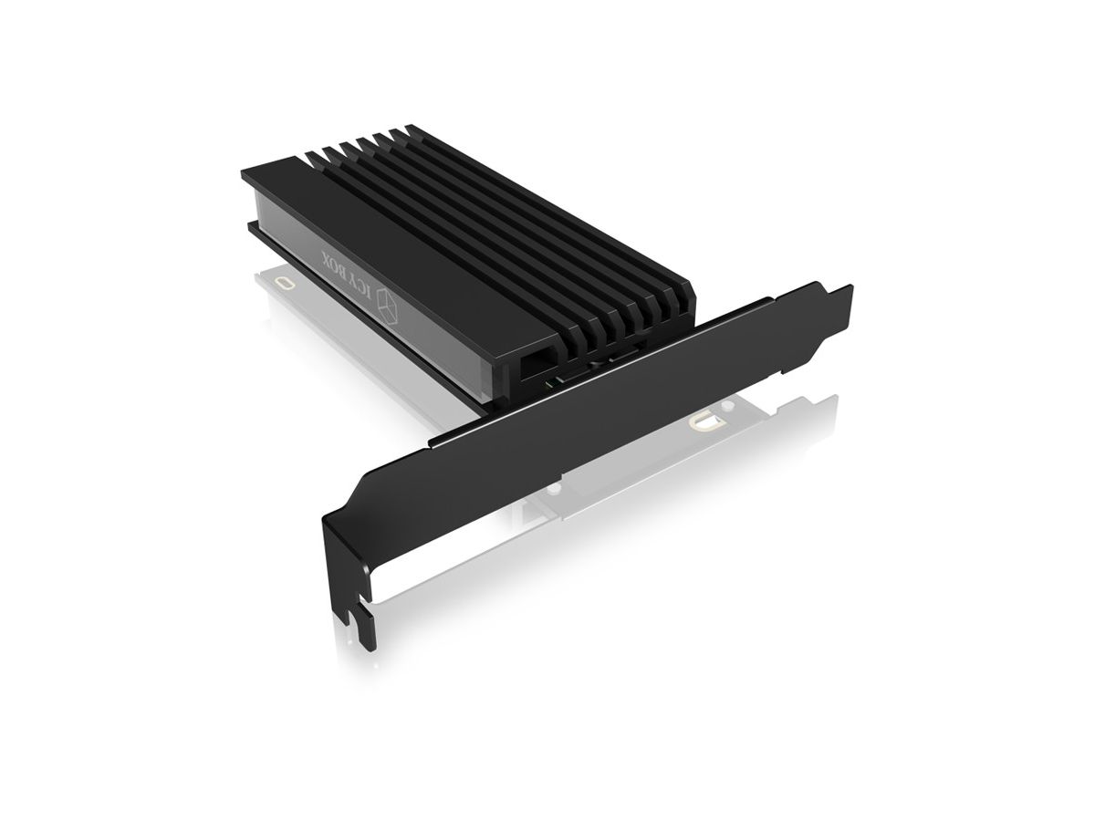 ICY BOX PCIe-Karte, 1x M.2 PCIe NVMe IB-PCI214M2-HSL SSD PCIe 4.0 (4250078167242)