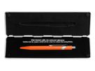 CARAN D'ACHE Penna a sfera 849 Pop Line 849.530 arancio fluo, c. astuccio meta (7630002316781)