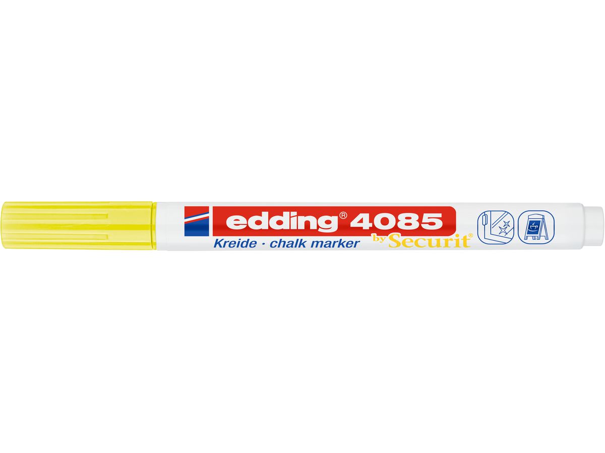 EDDING Chalk Marker 4085 1-2mm 4085-065 jaune néon (4057305036544)
