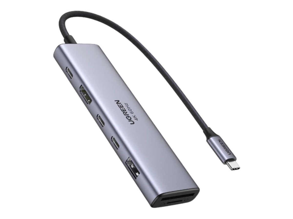 UGREEN 7-in-1 USB-C Hub 45521 100W,4xUSB-C,1xUSB-A,1xHDMI (6941876245215)