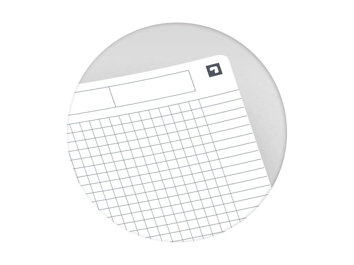 OXFORD Essentials Taccuino Ufficio 100105406 A4, quadretti 90 fgl, ass. (3020120022109)