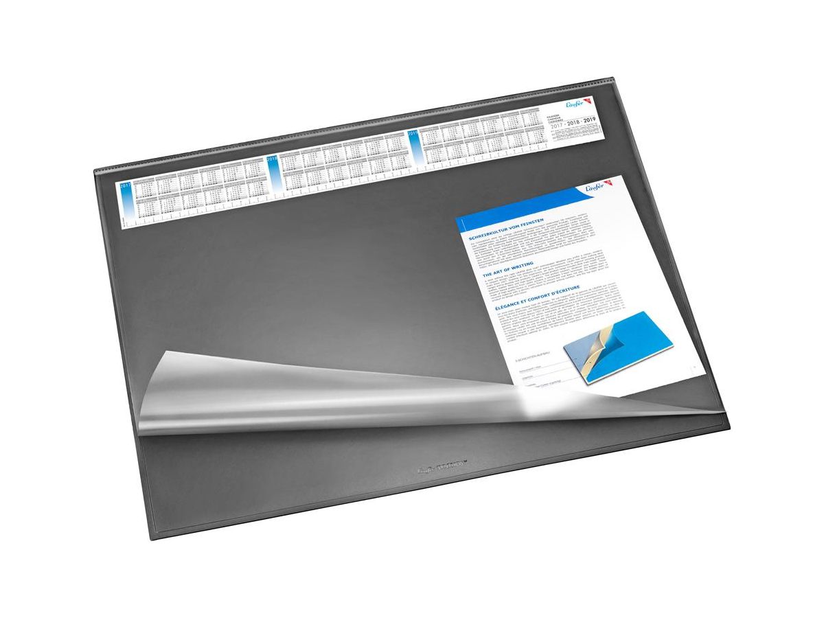 LÄUFER Sottomano 65x52cm 49646 SYNTHOS, copert. trasp. nero (4006677692902)