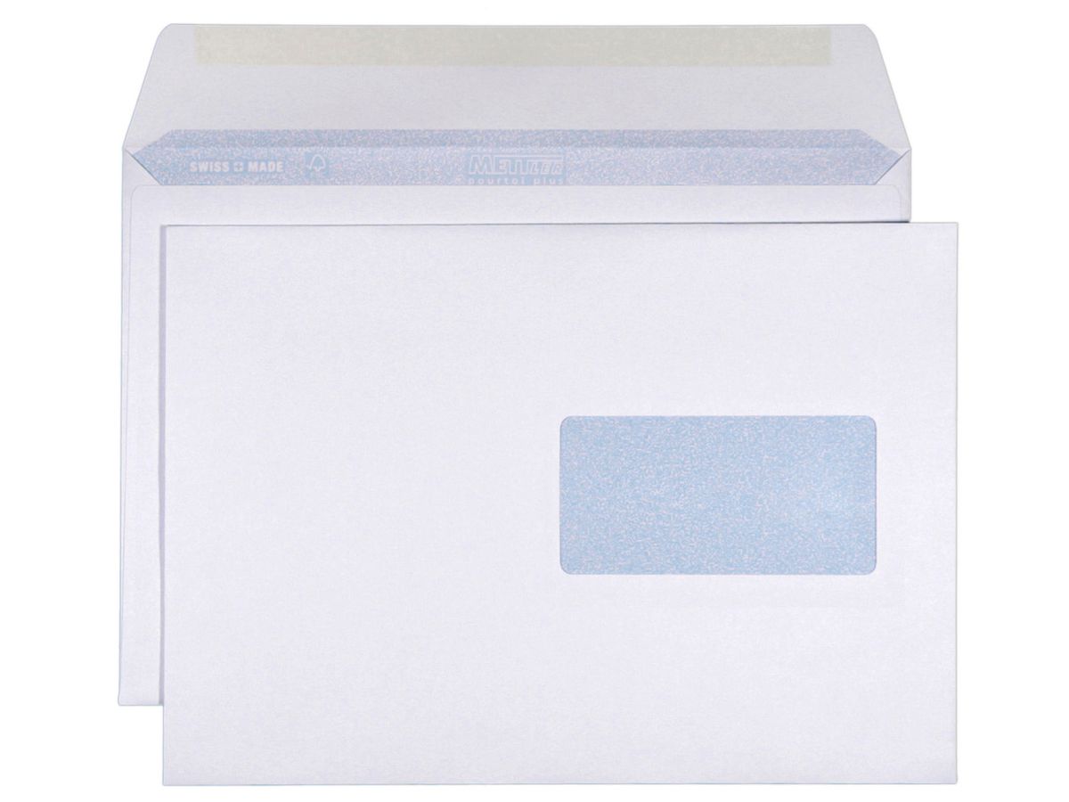 METTLER Busta finestra destra B5 8094 120g, gommata 500 pz. (7640126060774)