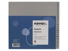 NOVOOO Répertoires PP 3/4 haut 40964 gris A-Z 24pcs. (9010729032139)