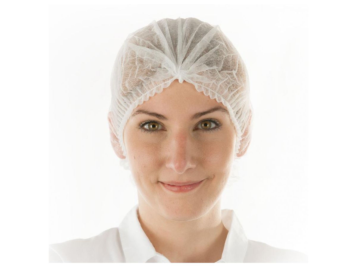 HYGOSTAR Klipphaube Light PP Vlies 50cm 7943 weiss PP Vlies 100 Stück (4015544121902)