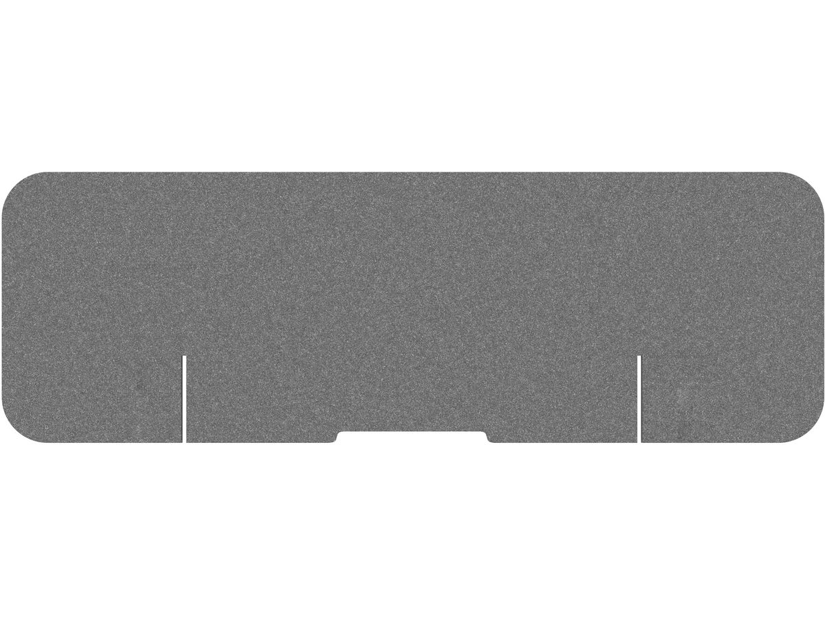 SUONO Tischtrennwand L 180x59x2.4cm 1111.L24.3800 DESK PLAIN, grau (7640439763232)