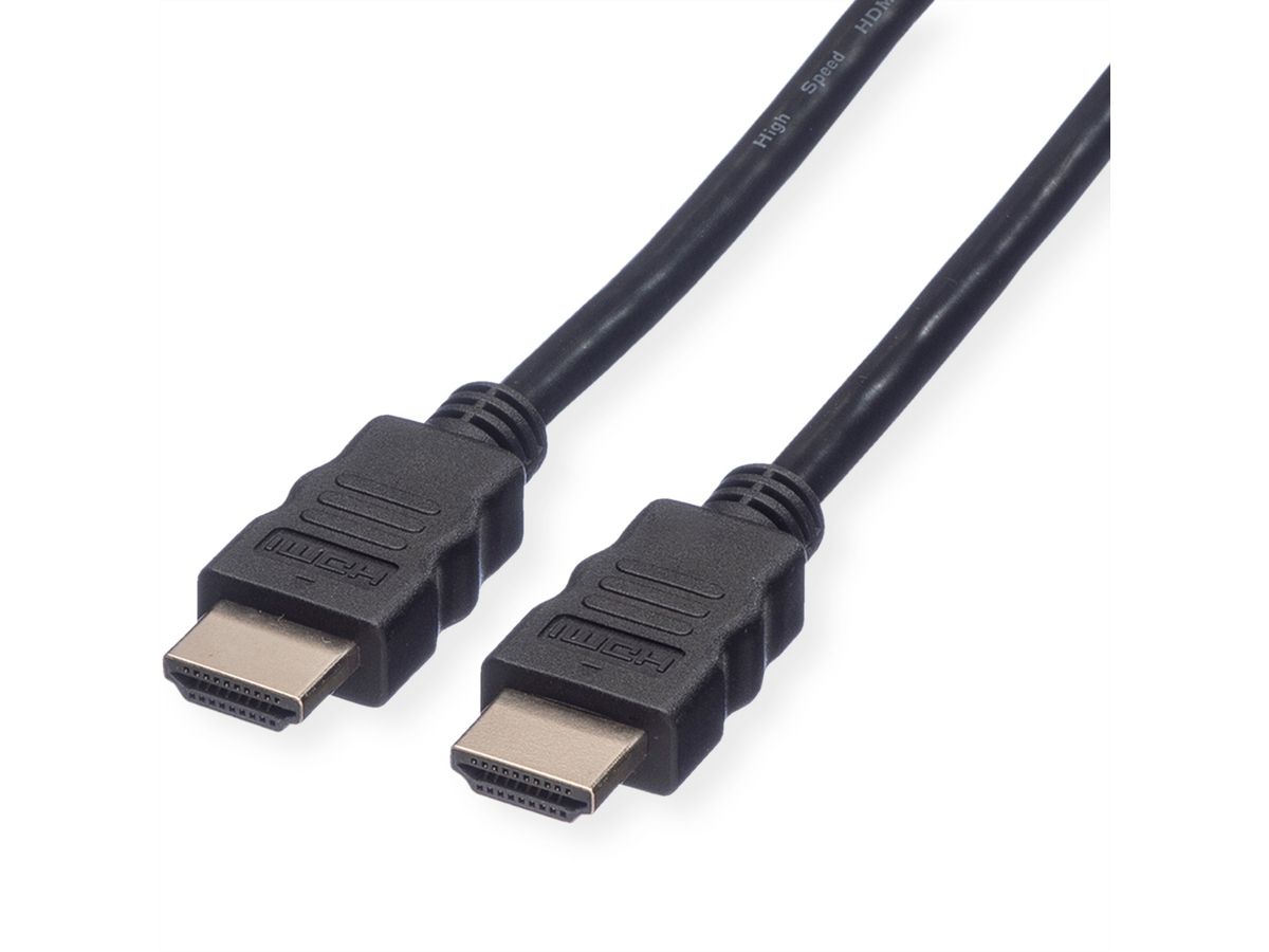 ROLINE HDMI High Speed Kabel, Eth. 11.04.5547 Black, ST/ST, 2160p, 3D 10m (7611990194926)