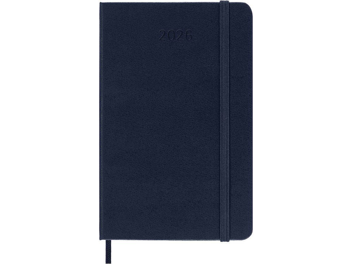 MOLESKINE Agenda Classic Pocket 2026 DHB2012DC2Y26 1T/1S saphir HC 9x14cm (8056999274597)