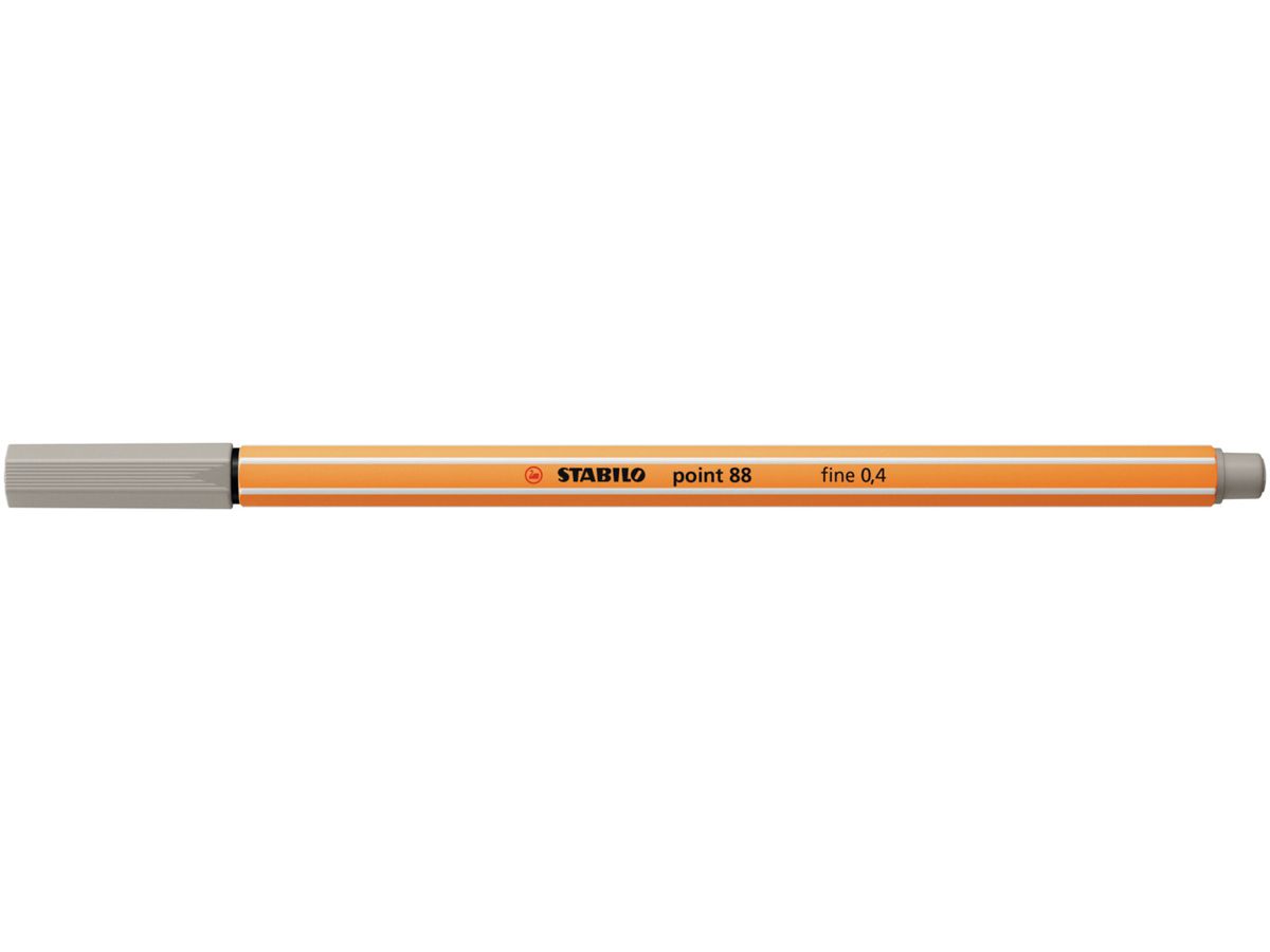 STABILO Fineliner Point 88 0.4mm 88/93 warmes grau (4006381579391)