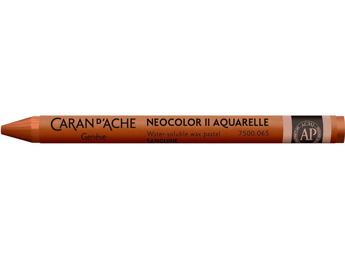 CARAN D'ACHE Pastelli a cera Neocolor II 7500.065 marrone rosso (7610186271847)