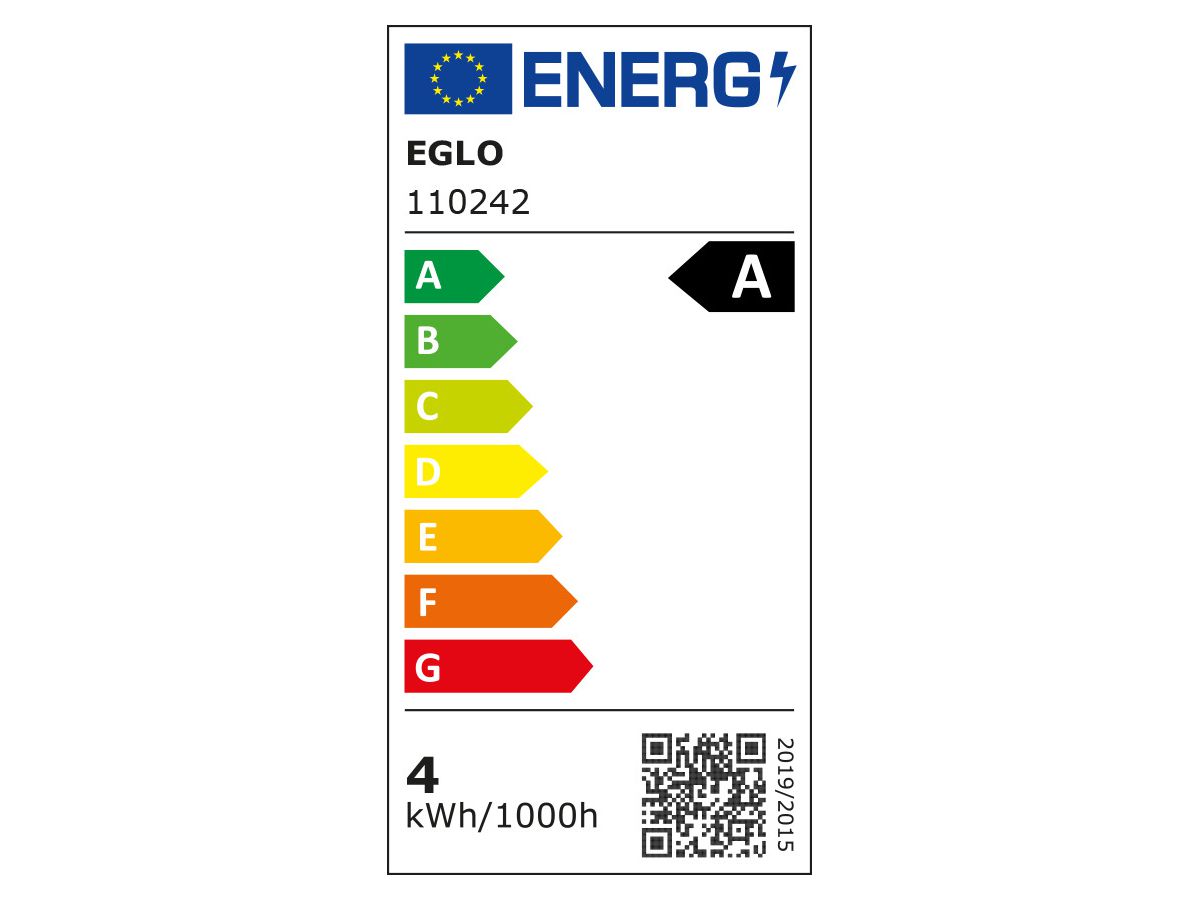 EGLO Leuchtmittel LED E27 110242 806 Lumen, 3.8W (9008606254019)