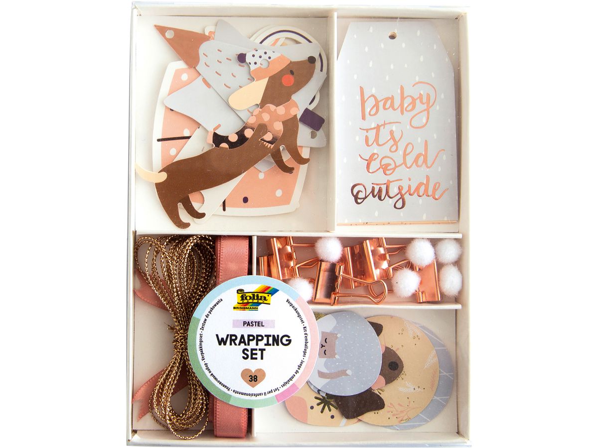 FOLIA Verpackungs Set 12121 Pastel Winter Wonderland (4001868124682)