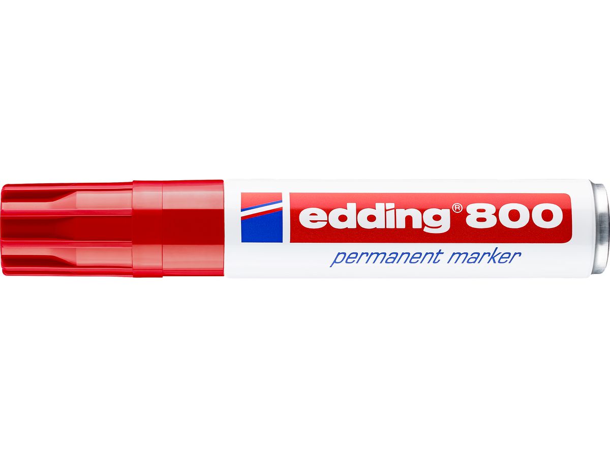 EDDING Permanent Marker 800 4-12mm 800-2 rosso (4004764053872)