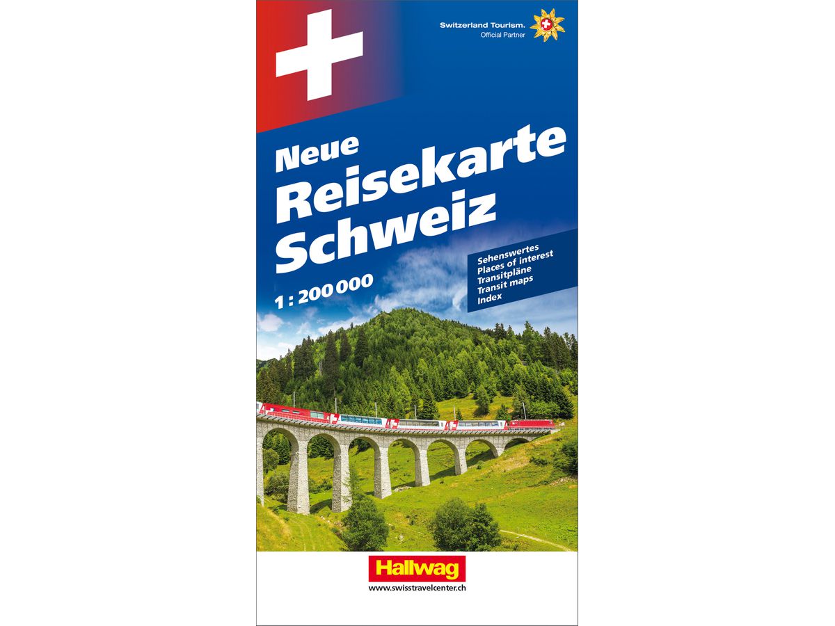 HALLWAG Neue Reisekarte 3-8283-3021- Schweiz 1:200'000 (9783828309685)