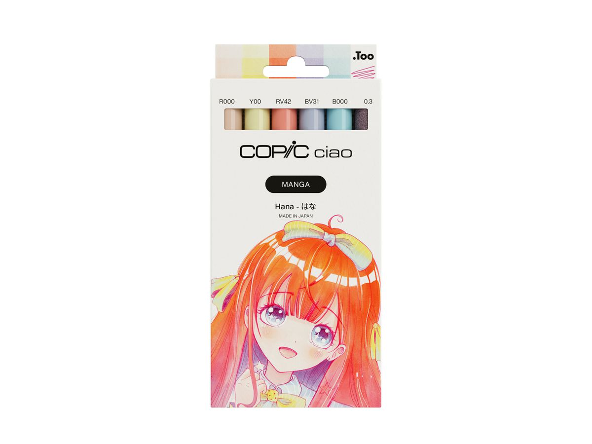 COPIC Marker Ciao Manga Set 22075586 Hana 6 Stück (4013695269658)