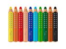 FABER-CASTELL Farbstifte Grippy 110624 10 Farben (4005401106241)