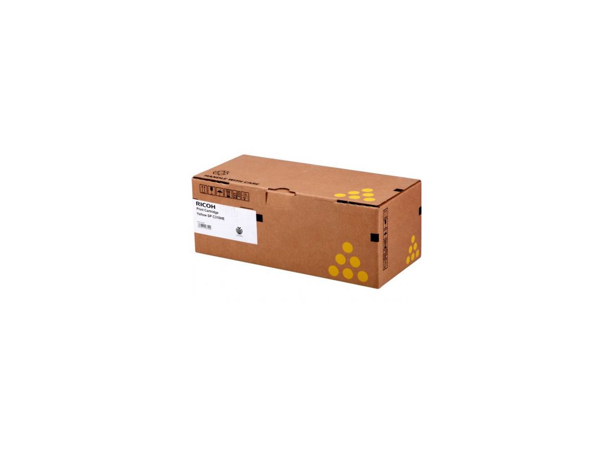 RICOH Modulo di toner yellow 407635 SP C310HE 6600 pagine (4961311037290)