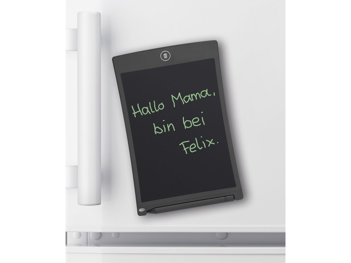 WEDO LCD Schreib- und Maltafel 66908501 8.5 Zoll schwarz (4003801863368)