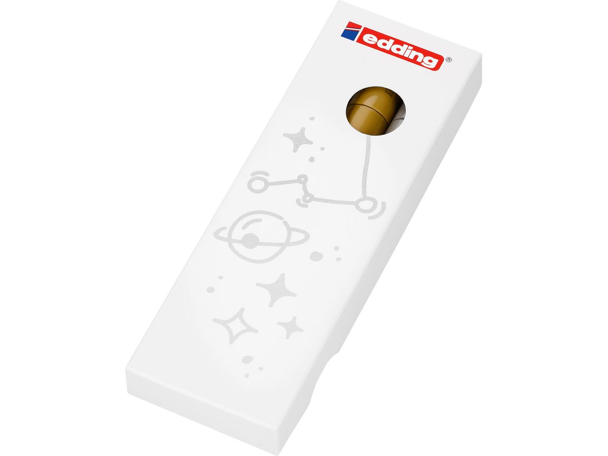 EDDING Paintmarker 750 2-4mm 750-E3-met gold/silver/white 3 Stück (4057305021007)