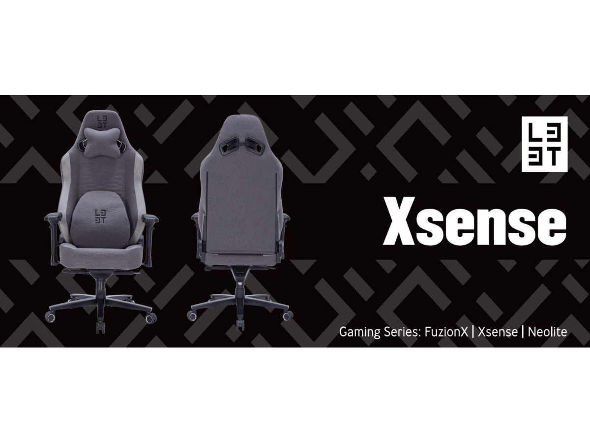 L33T Xsense Soft fabric 3062004 Gaming Chair Dark Grey (5706470155442)