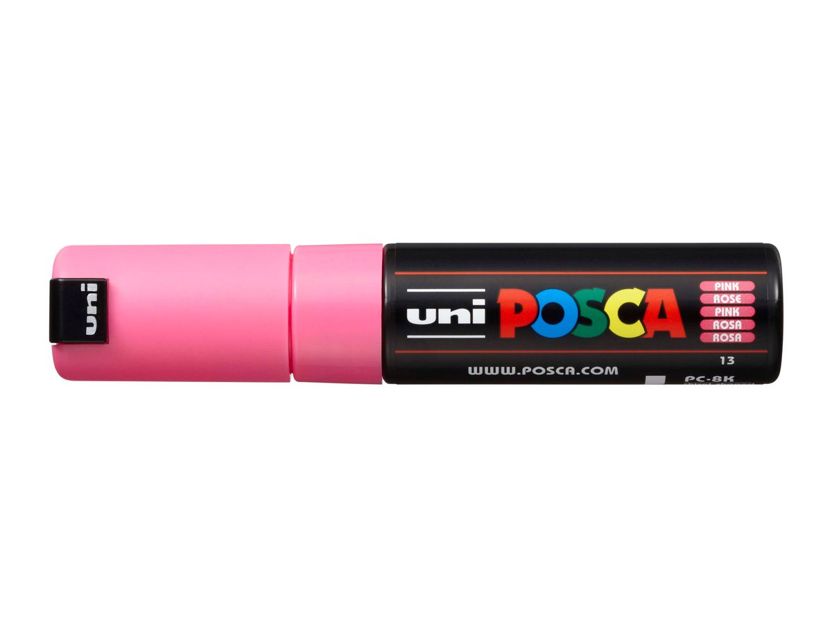 POSCA Marker 8mm PC-8K PINK rosa, Keilspitze (4902778916513)
