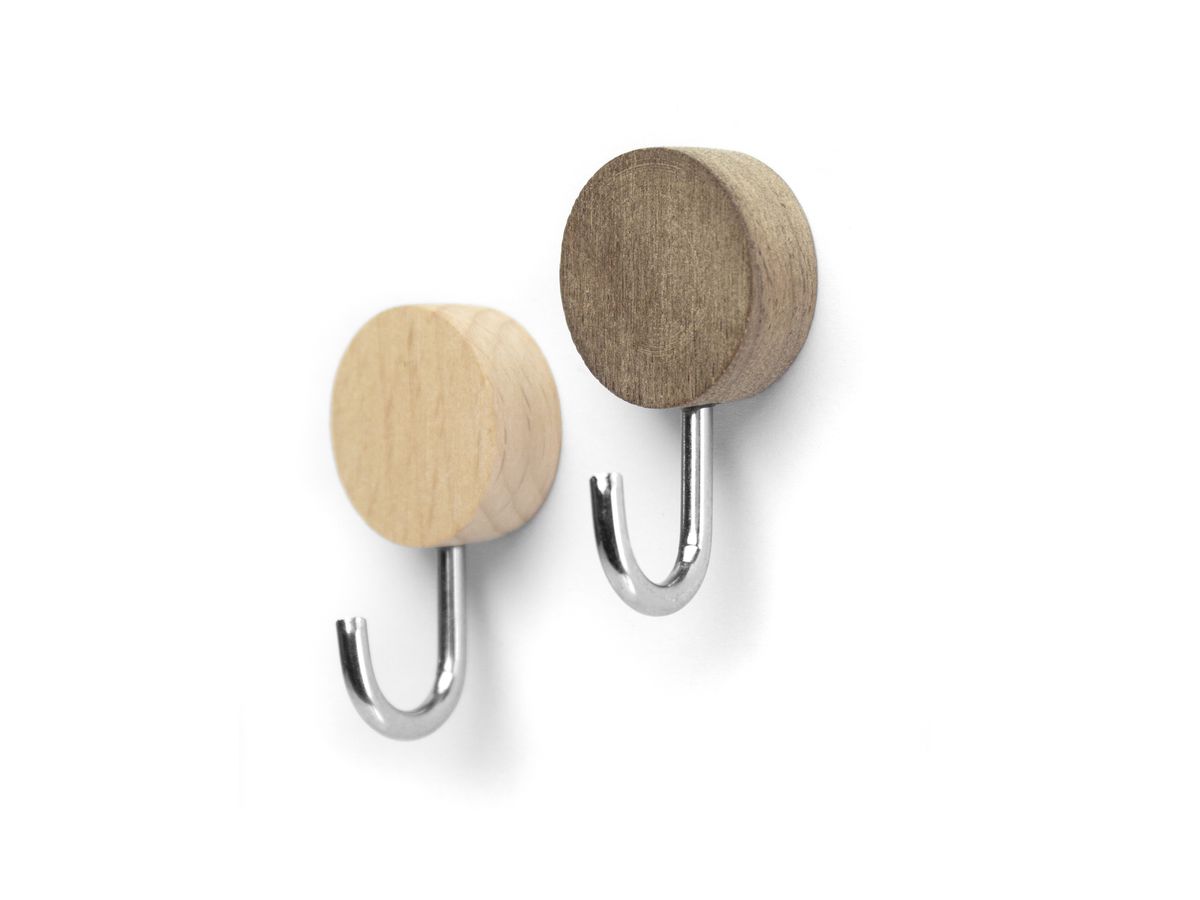 TRENDFORM Magnethaken WOOD HOOK FA3140 2er Set, Holz (7640169364709)