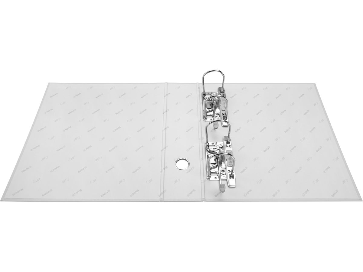BIELLA Classeur 8cm 12042800U gris, 2 mécanismes 2xA5 (7611365202195)