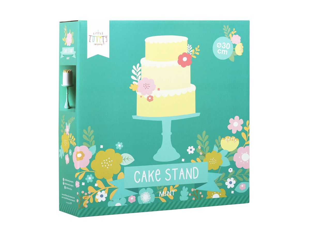 ALLC Cake Stand Large PTCSMI02 menthe 30x20x30cm (8719033866706)