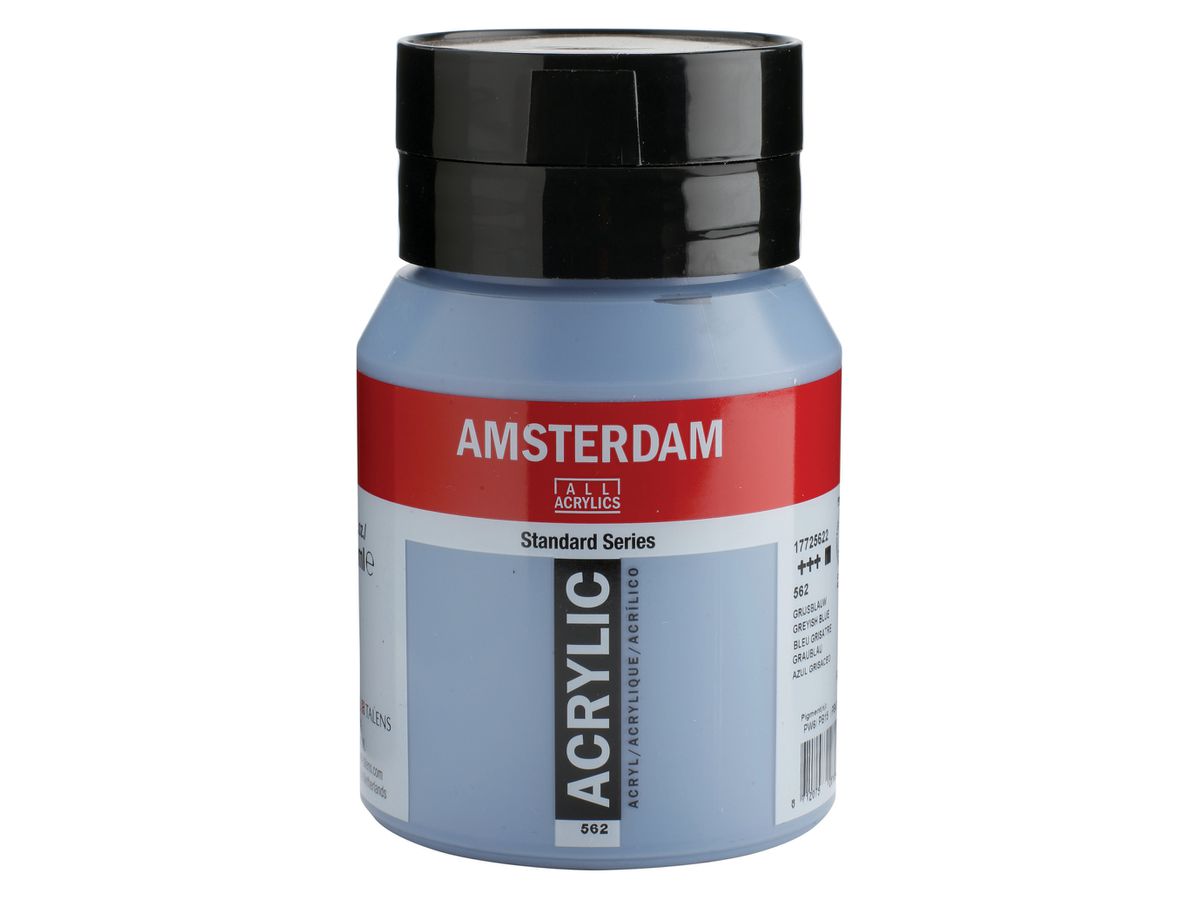 AMSTERDAM Peinture acrylique 500ml 17725622 gris/bleu 562 (8712079281694)
