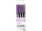 COPIC Multiliner 22075629 Lavender Set, 4 pz. ass. (4511338054253)