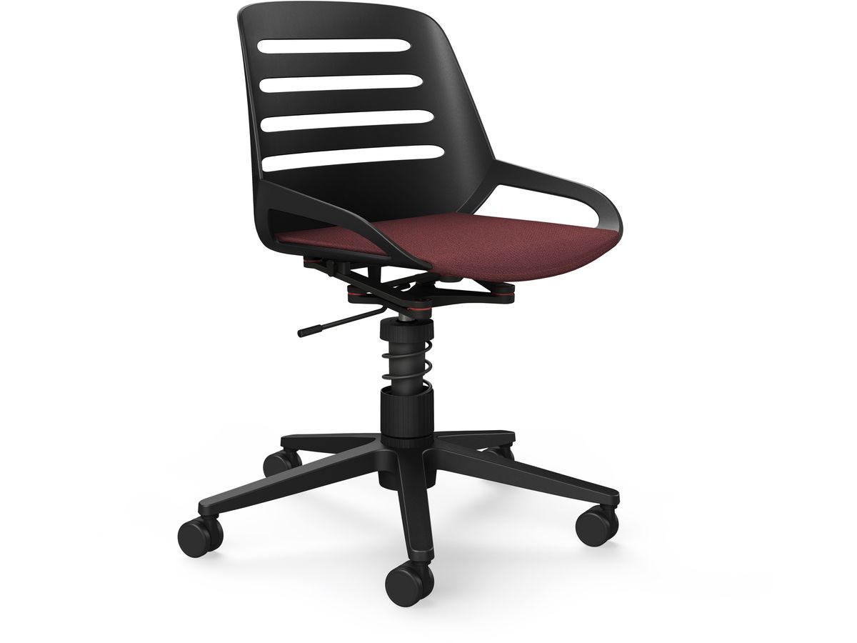 AERIS Sedia da ufficio Numo Task 962WRSTBKCU9 viola/nero (4251814307946)