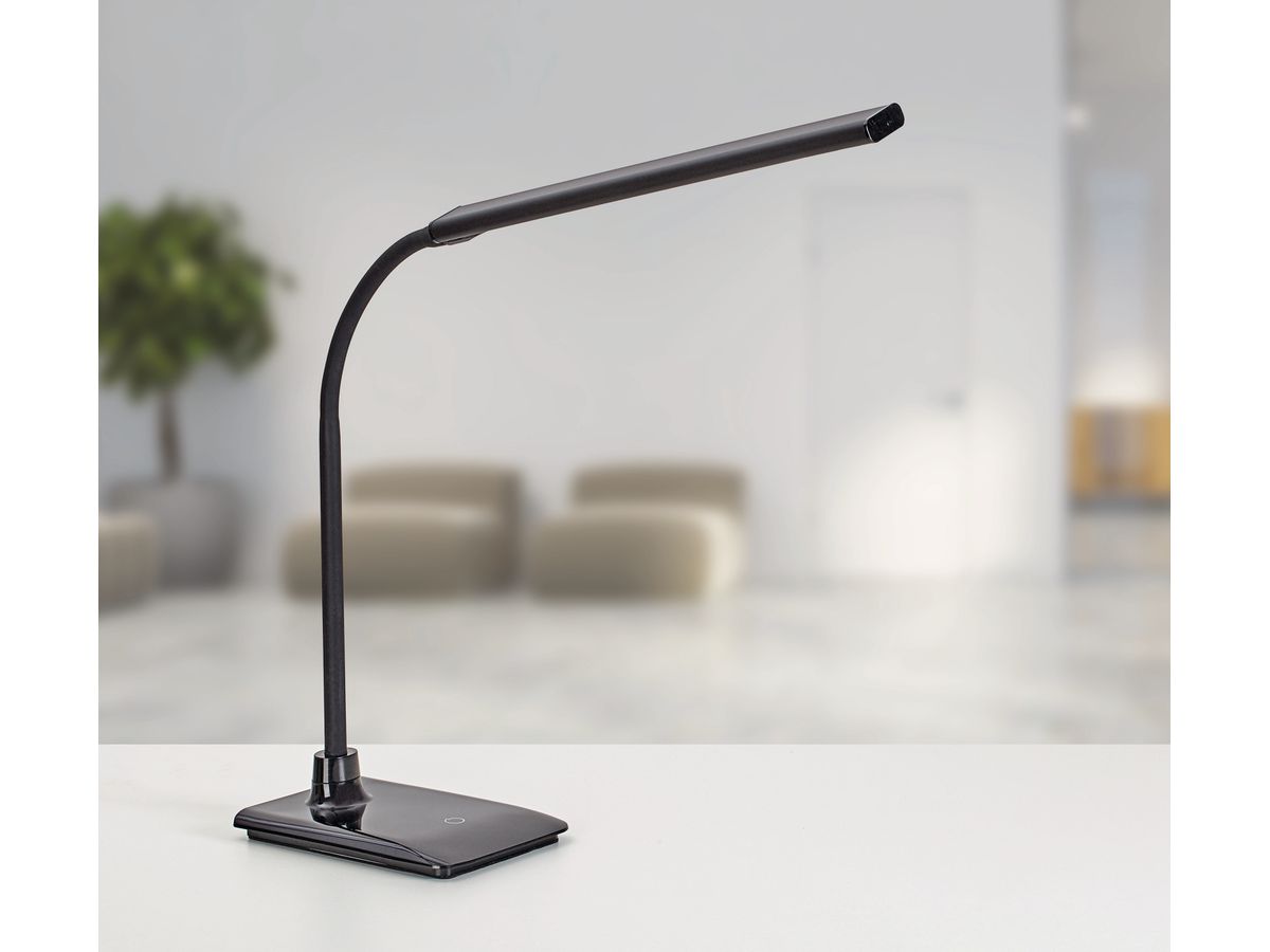MAUL LED-Tischleuchte MAULpirro 30.70 schwarz, dimmbar (4002390079242)