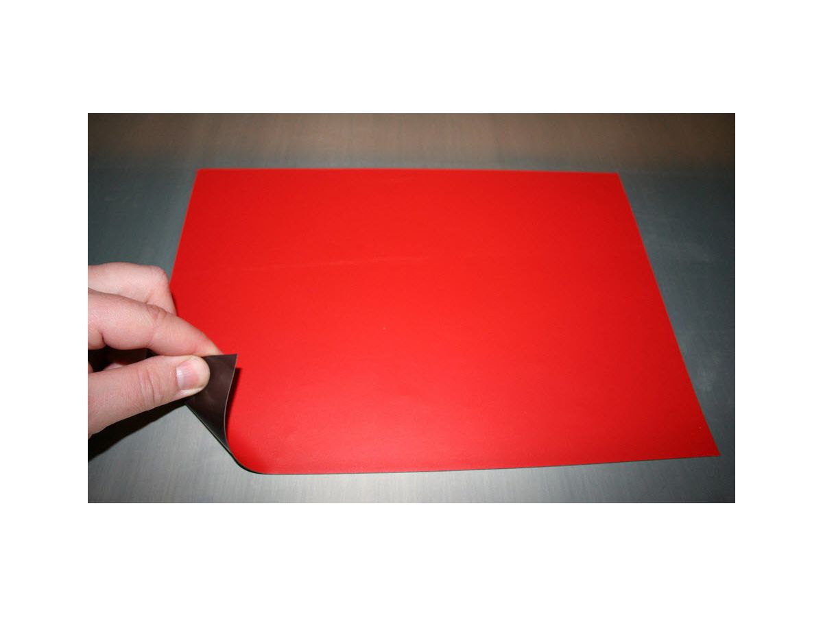 MAGNETOPLAN Carta Calamita A4 1266006 rosso (4013695008226)