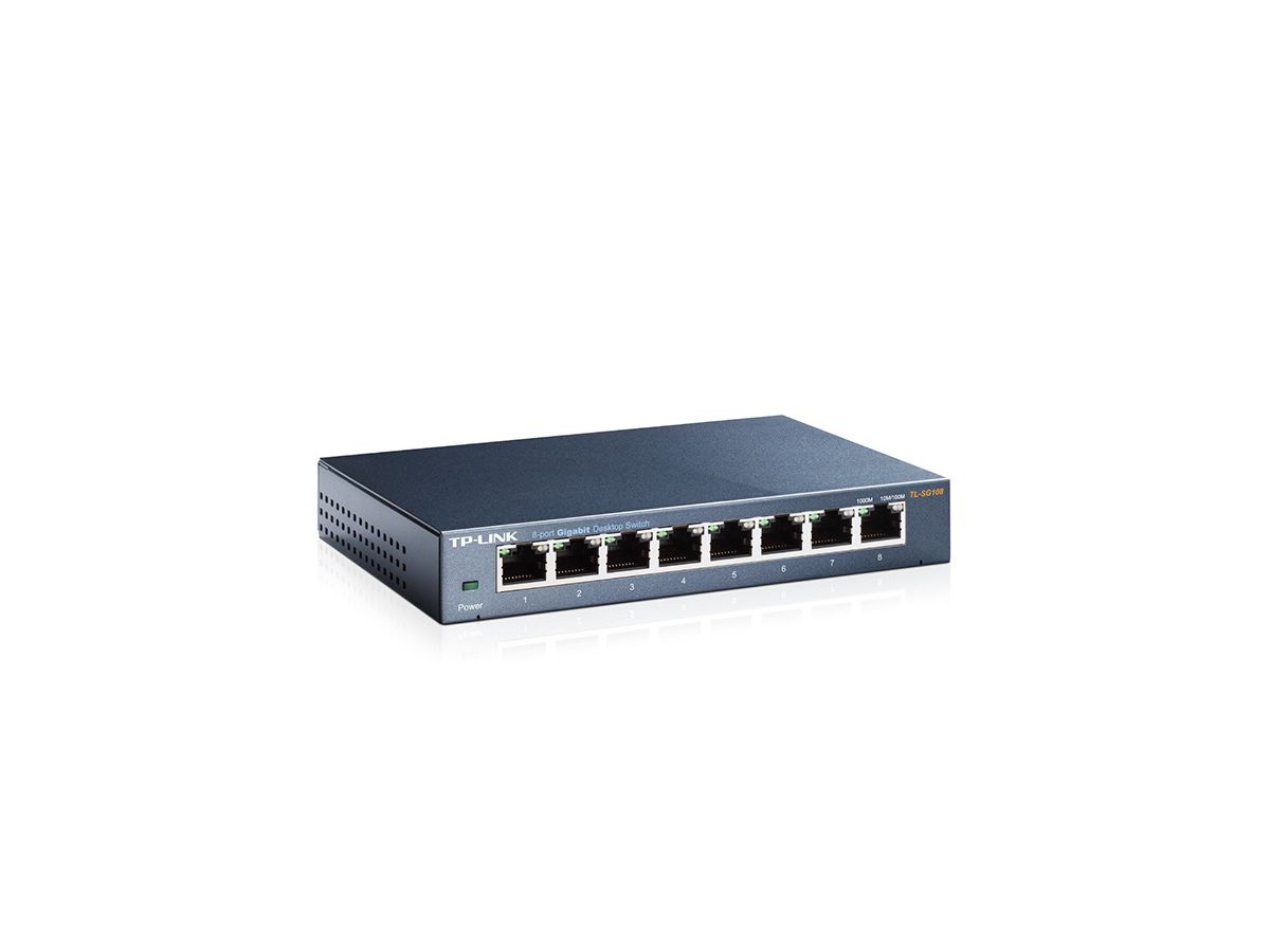 TP-LINK PoE Smart Switch TL-SG108PE 8-Port (6935364094744)